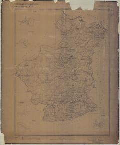 MAPA DO ESTADO DE MINAS GERAIS - MUN..